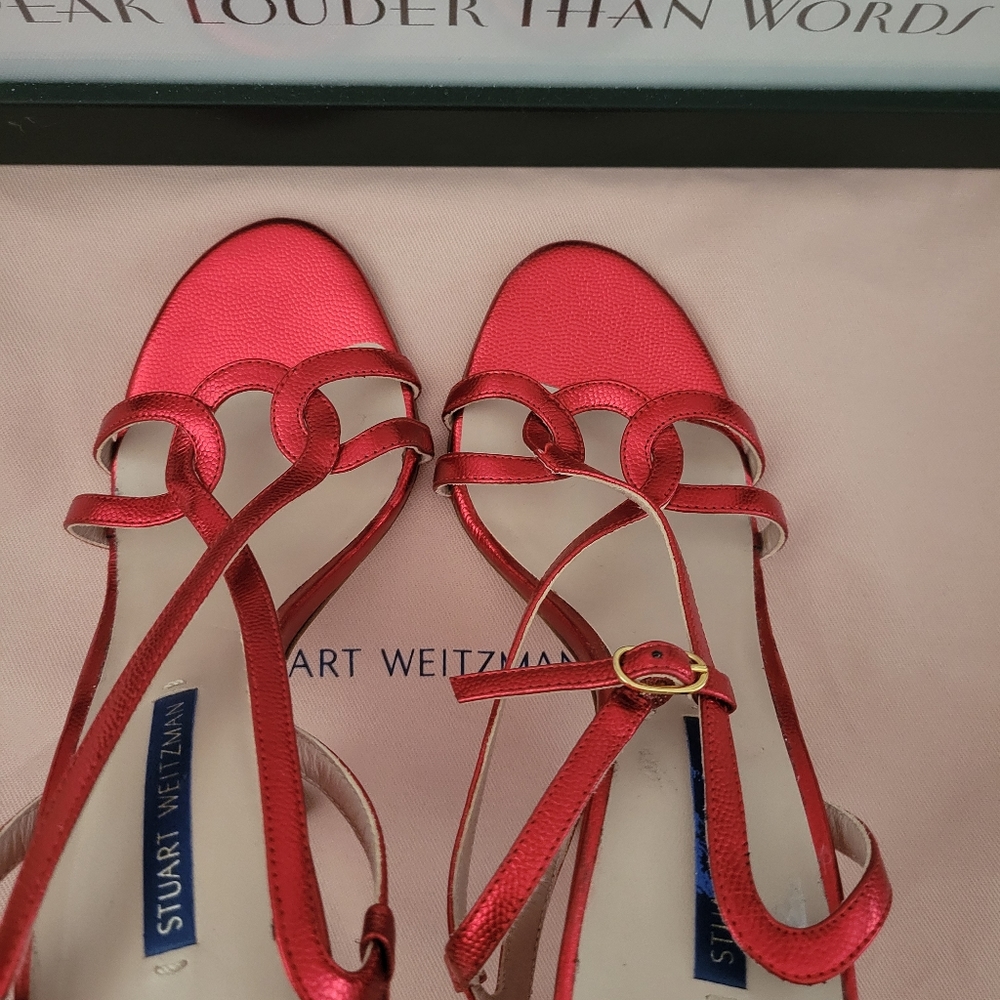Stuart Weitzman Classy Red Stilettos. Size 7. - image 3